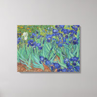 Van Gogh Classic Painting Irises Floral Botanical