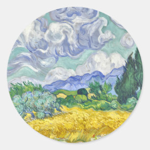 Van gogh classic round sticker