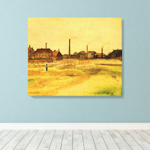 Van Gogh - Coalmine in the Borinage, Canvas Print