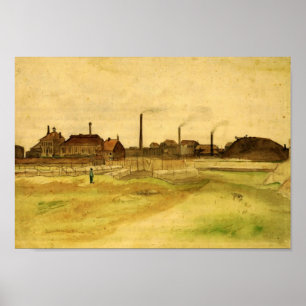 Van Gogh - Coalmine in the Borinage Poster