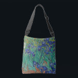 Van Gogh Collection Irises Crossbody Bag<br><div class="desc">Functional art from our favourite artist.
Irises by Van Gogh 1889
Design on both sides.</div>