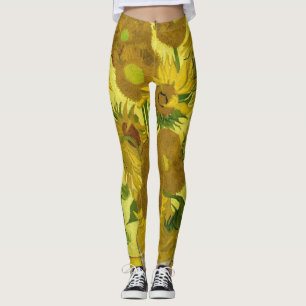 Van Gogh Collection Sunflowers Leggins Leggings