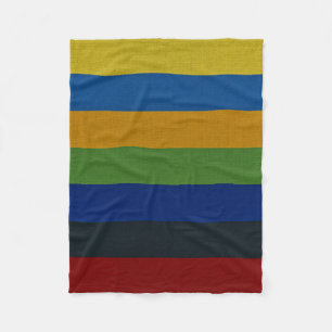Van Gogh Colors Canvas Fleece Blanket