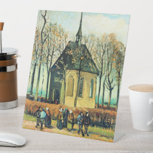 Van Gogh - Congregation, Reformed Church Pedestal Sign