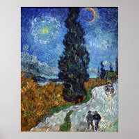 Van Gogh- Country Road in Provence by Night