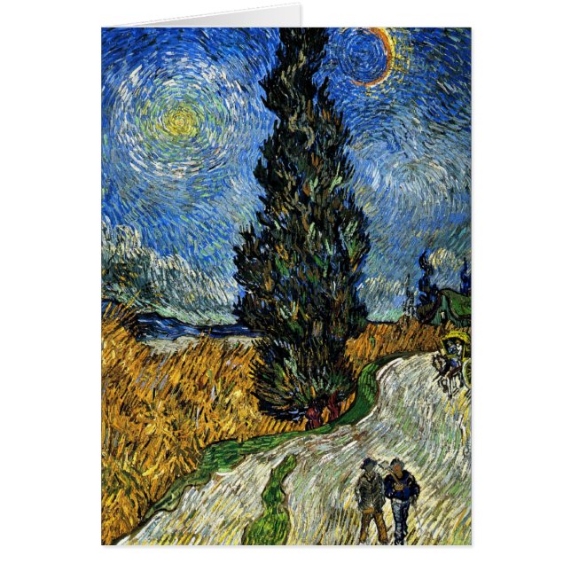 Van Gogh - Cypress against a Starry Sky (Front)