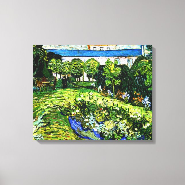 Van Gogh - Daubigny's Garden, famous painting, Canvas Print (Front)