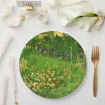 Van Gogh - Daubigny's Garden, Paper Plate<br><div class="desc">Daubigny's Garden,  famous painting by Vincent van Gogh.</div>