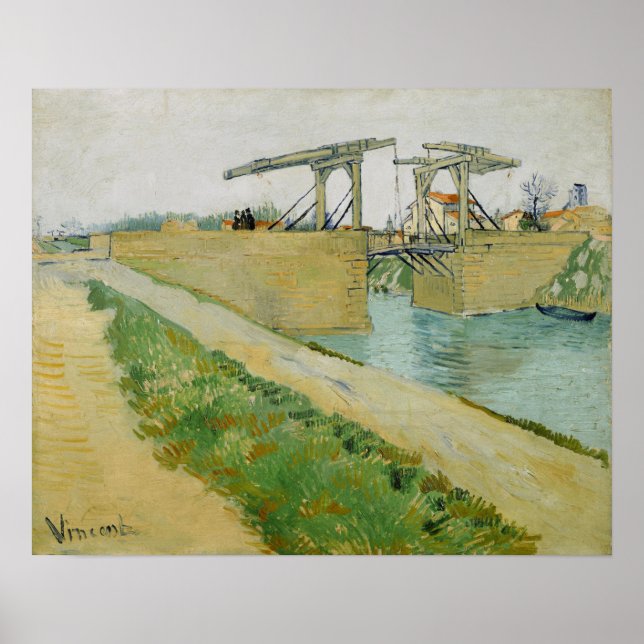 Van Gogh - De Brug Langlois Poster (Front)