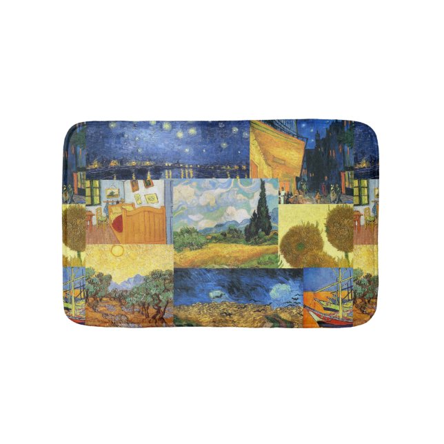 Van Gogh Dream Paintings Art Bathmat (Front)