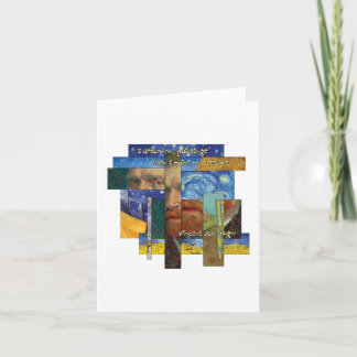 Van Gogh Dreams Quote Card
