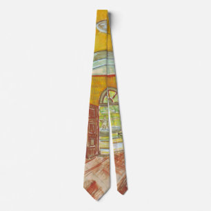Van Gogh Entrance Hall of Saint Paul Hospital Tie