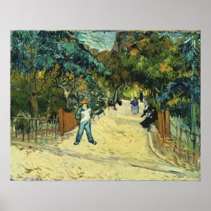 Van Gogh - Entrance To The Public Gardens In Arles Poster