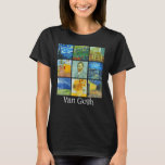 Van Gogh Famous Paintings, Post-Impressionism T-Shirt<br><div class="desc">Van Gogh Famous Paintings,  Post-Impressionism</div>