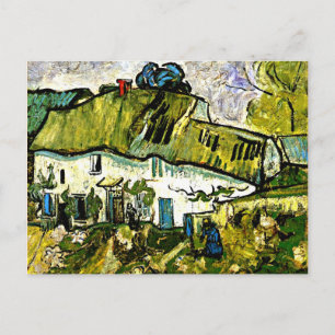 Van Gogh - Farmhouse with Two Figures Postcard