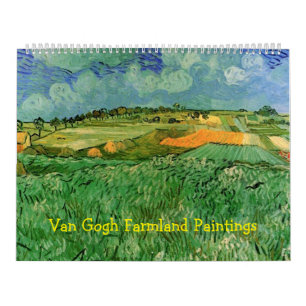 Van Gogh Farmland Fine Art Calendar