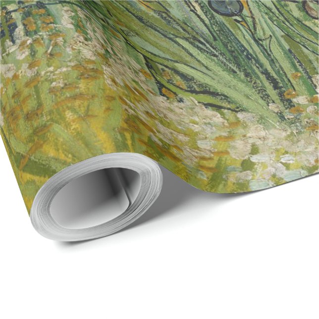 Van Gogh Field With Flowers Near Arles Wrapping Paper (Roll Corner)