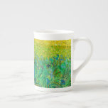 Van Gogh Field with Irises Near Arles Bone China Mug<br><div class="desc">Bone China Mug featuring Vincent van Gogh’s oil painting Field with Irises Near Arles (1888). Beautiful blue irises decorate the golden fields in Arles,  France. A marvellous gift for lovers of Post-Impressionism and Dutch art collectors!</div>