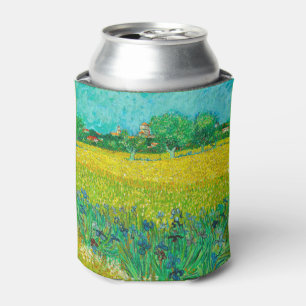 Van Gogh Field with Irises Near Arles Can Cooler
