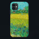 Van Gogh Field with Irises Near Arles Case-Mate iPhone Case<br><div class="desc">iPhone Case featuring Vincent van Gogh’s oil painting Field with Irises Near Arles (1888). Beautiful blue irises decorate the golden fields in Arles,  France. A marvellous gift for lovers of Post-Impressionism and Dutch art collectors!</div>
