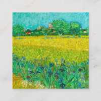 Van Gogh Field with Irises Near Arles