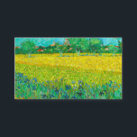 Van Gogh Field with Irises Near Arles Enclosure Card<br><div class="desc">Enclosure Cards featuring Vincent van Gogh’s oil painting Field with Irises Near Arles (1888). Beautiful blue irises decorate the golden fields in Arles,  France. A marvellous gift for lovers of Post-Impressionism and Dutch art collectors!</div>