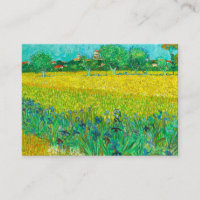 Van Gogh Field with Irises Near Arles