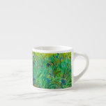 Van Gogh Field with Irises Near Arles Espresso Cup<br><div class="desc">Espresso Cup featuring Vincent van Gogh’s oil painting Field with Irises Near Arles (1888). Beautiful blue irises decorate the golden fields in Arles,  France. A marvellous gift for lovers of Post-Impressionism and Dutch art collectors!</div>