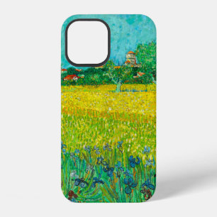 Van Gogh Field with Irises Near Arles iPhone 12 Case