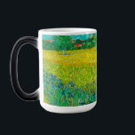 Van Gogh Field with Irises Near Arles Magic Mug<br><div class="desc">Magic Mug featuring Vincent van Gogh’s oil painting Field with Irises Near Arles (1888). Beautiful blue irises decorate the golden fields in Arles,  France. A marvellous gift for lovers of Post-Impressionism and Dutch art collectors!</div>