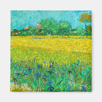 Van Gogh Field with Irises Near Arles