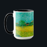 Van Gogh Field with Irises Near Arles Mug<br><div class="desc">Coffee Mug featuring Vincent van Gogh’s oil painting Field with Irises Near Arles (1888). Beautiful blue irises decorate the golden fields in Arles,  France. A marvellous gift for lovers of Post-Impressionism and Dutch art collectors!</div>