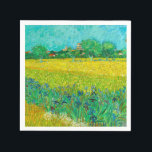 Van Gogh Field with Irises Near Arles Napkin<br><div class="desc">Napkins featuring Vincent van Gogh’s oil painting Field with Irises Near Arles (1888). Beautiful blue irises decorate the golden fields in Arles,  France. A marvellous gift for lovers of Post-Impressionism and Dutch art collectors!</div>