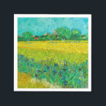 Van Gogh Field with Irises Near Arles Napkin<br><div class="desc">Napkins featuring Vincent van Gogh’s oil painting Field with Irises Near Arles (1888). Beautiful blue irises decorate the golden fields in Arles,  France. A marvellous gift for lovers of Post-Impressionism and Dutch art collectors!</div>