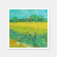 Van Gogh Field with Irises Near Arles