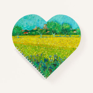Van Gogh Field with Irises Near Arles Notebook