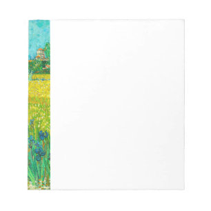 Van Gogh Field with Irises Near Arles Notepad