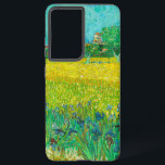 Van Gogh Field with Irises Near Arles Samsung Galaxy Case<br><div class="desc">Samsung Galaxy Case featuring Vincent van Gogh’s oil painting Field with Irises Near Arles (1888). Beautiful blue irises decorate the golden fields in Arles,  France. A marvellous gift for lovers of Post-Impressionism and Dutch art collectors!</div>