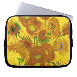 Van Gogh Fifteen Sunflowers In A Vase Fine Art Laptop Sleeve