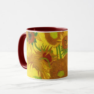 Van Gogh Fifteen Sunflowers In A Vase Fine Art Mug