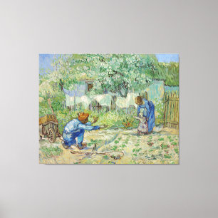 Van Gogh First Steps Painting Canvas Print