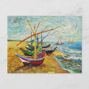 Van Gogh Fishing Boats Invitations