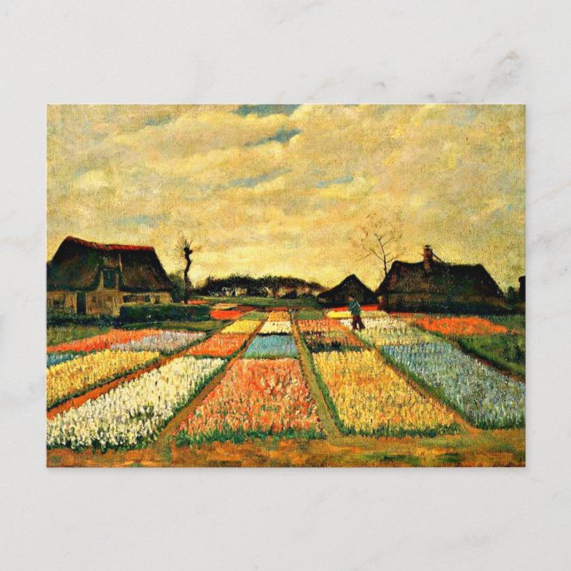 Van Gogh - Flower Beds in Holland Postcard (Front)