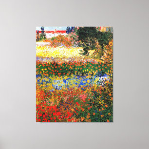Van Gogh - Flower Garden Canvas Print