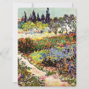Van Gogh Flowering Garden At Arles Floral Fine Art