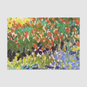 Van Gogh Flowering Garden At Arles Floral Fine Art Tissue Paper