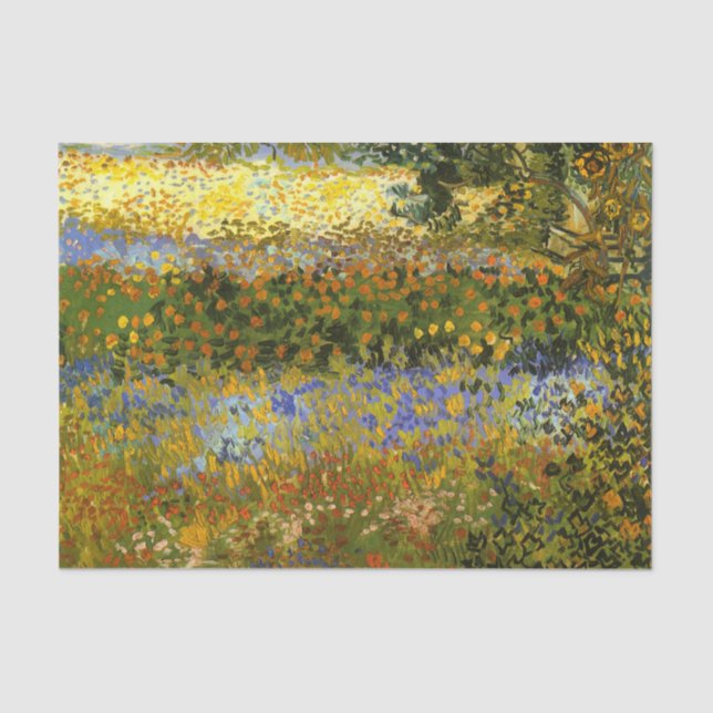Van Gogh - Flowering Garden, Tissue Paper (Front)