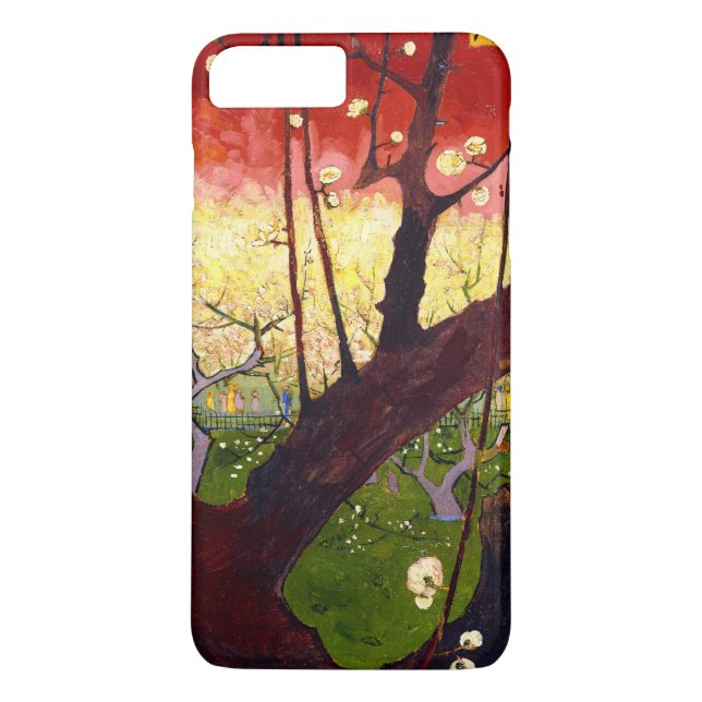 Van Gogh Flowering Plum Tree After Hiroshige Case-Mate iPhone Case (Back)