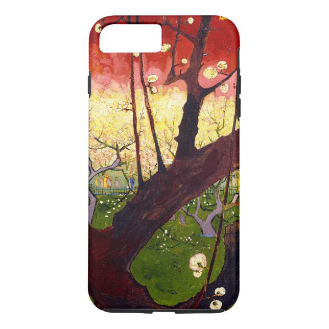 Van Gogh Flowering Plum Tree After Hiroshige Case-Mate iPhone Case (Back)