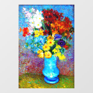 Van Gogh Flowers in a Blue Vase